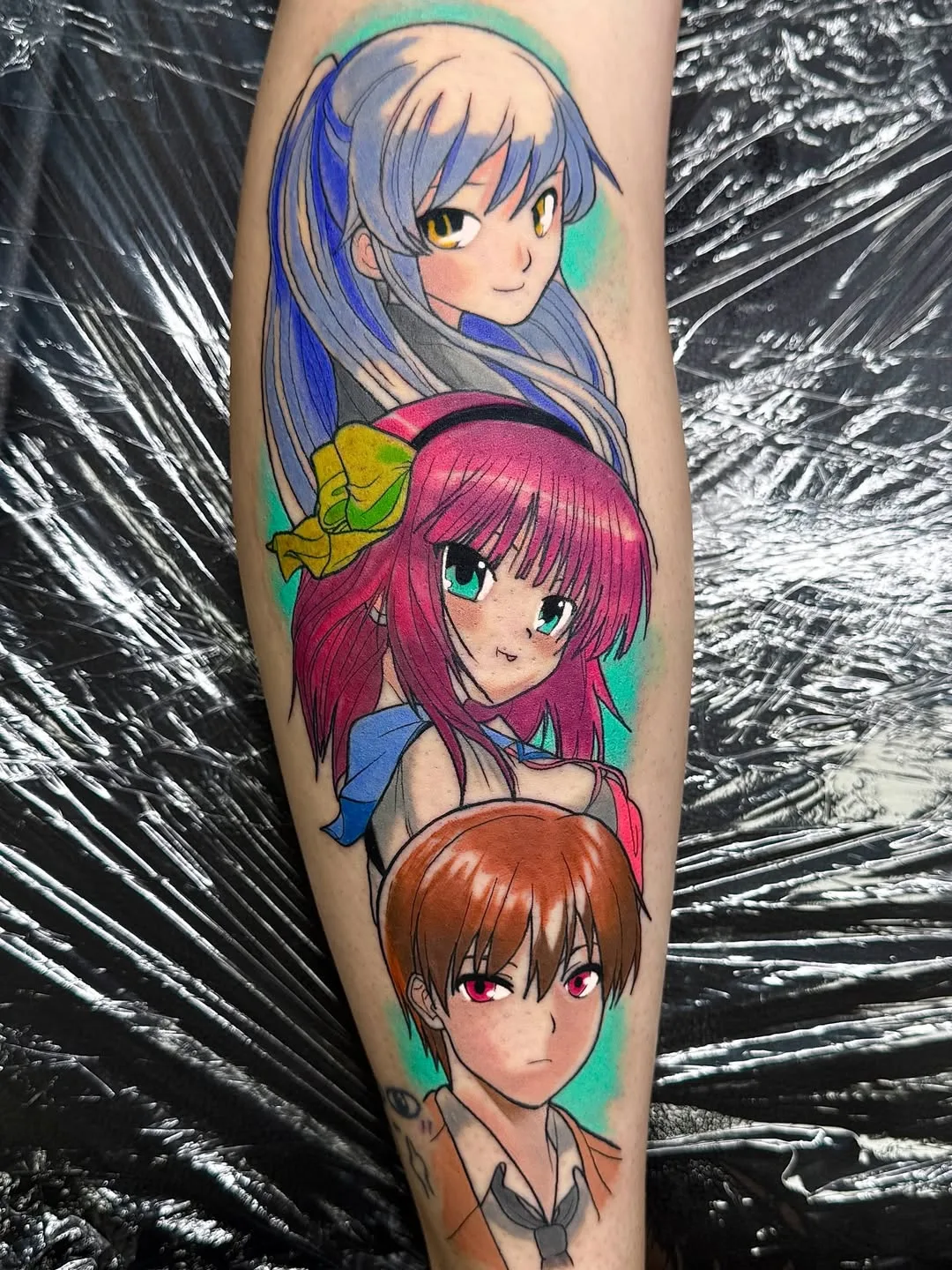 ANGEL BEATS TRIO tattoo by Crouchy
