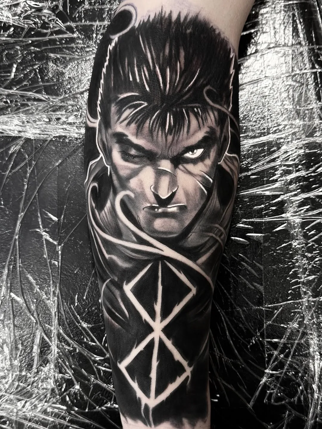 BERSERK GUTS tattoo by Crouchy