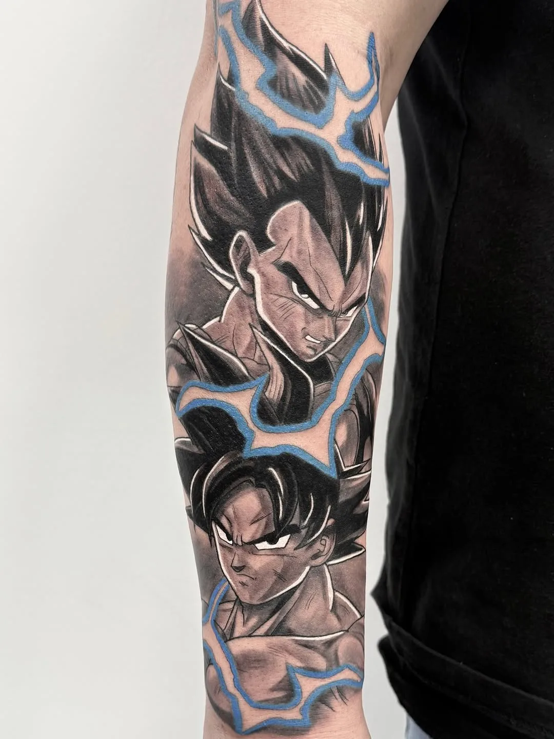 GOKU & VEGETA tattoo by Crouchy