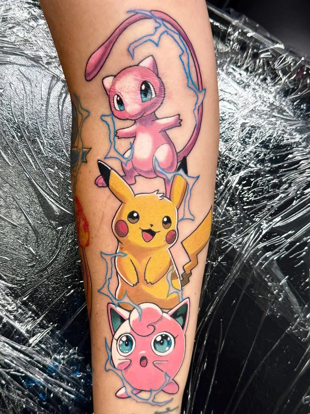 POKEMON TRIO tattoo by Crouchy