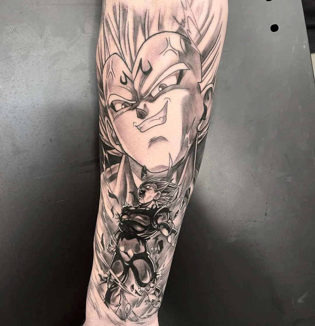 MAJIN VEGETA tattoo by Crouchy