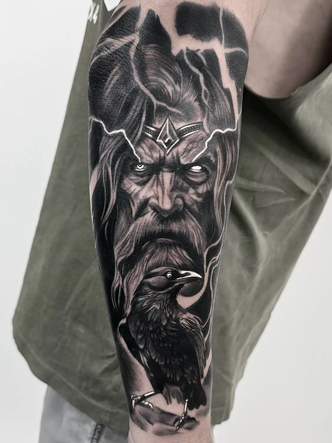 ODIN tattoo by Crouchy