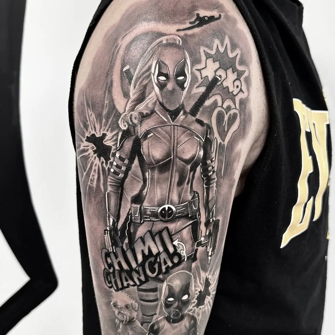 LADYPOOL tattoo by Crouchy