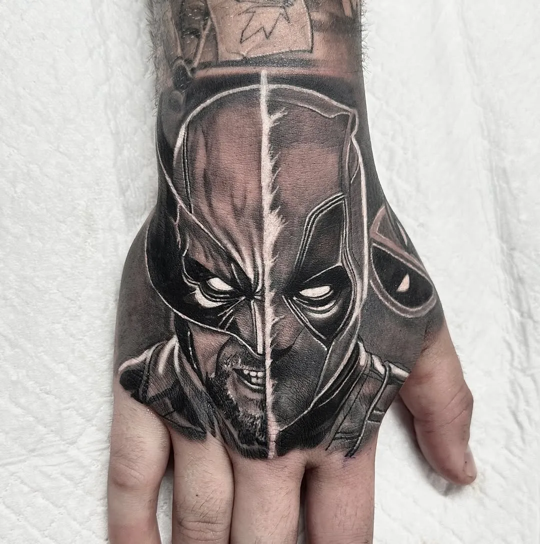 WOLVERINE X DEADPOOL tattoo by Crouchy